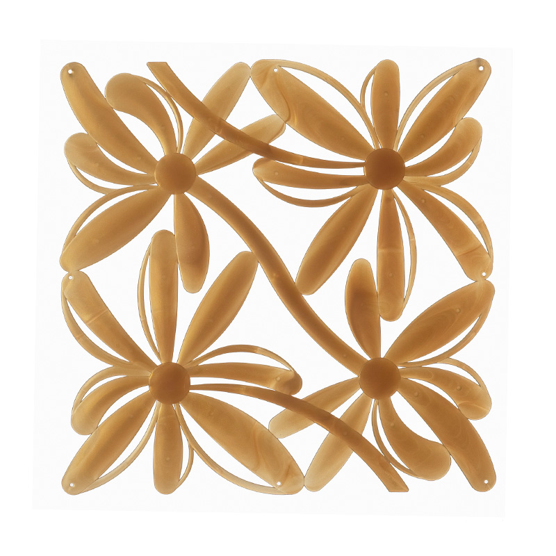 VedoNonVedo Positano decorative element for furnishing and dividing rooms - transparent gold 1